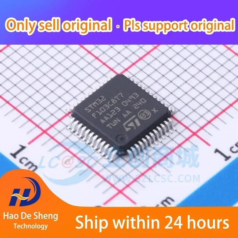

10PCS/LOT STM32F103C8T7 LQFP48 New Original In Stock