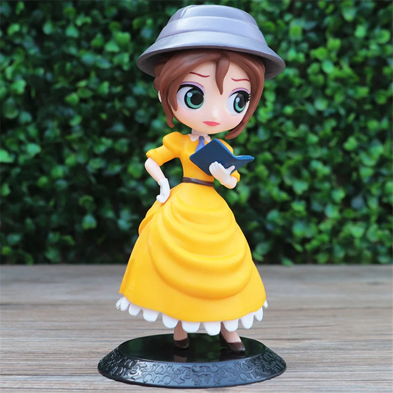 Q Posket Cute Big Eyes Rapunzel Jenny Mermaid Princess PVC Anime Dolls Collectible Version Model Toy Birthday Present view 3