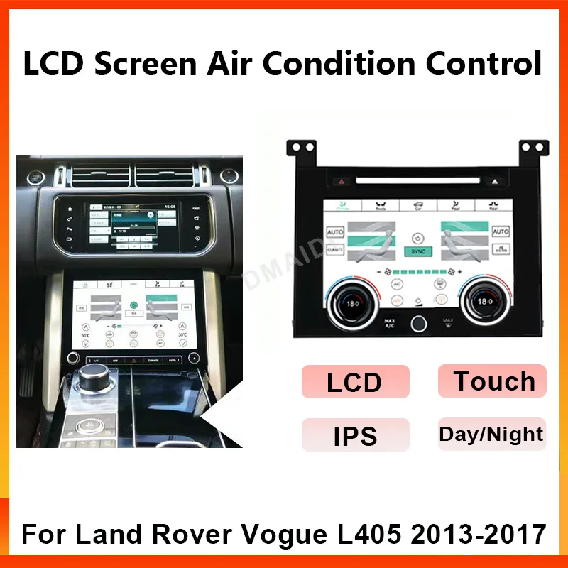 Car AC Panel Screen Air Conditioning Control LCD Digital For Land Rover Rover Vogue L405 2013 -2017 Switch Touch Climate DisPlay