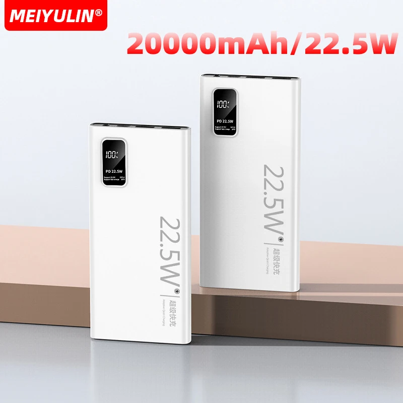 

For Xiaomi 20000mAh Power Bank Portable 10000mAh UAB C PD20W Fast Charging Mobile External Battery For iPhone 16 Samsung Charger