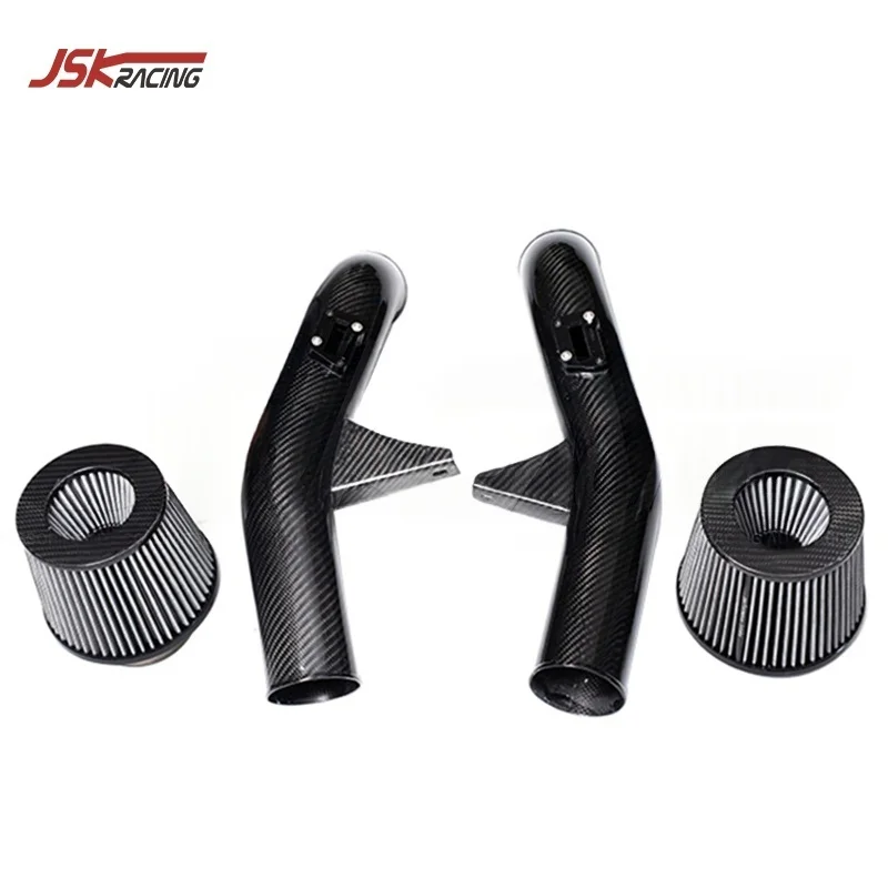 

Dry Carbon Fiber Air Intake System Without Bellows For 2008-2011 Nissan R35 GTR