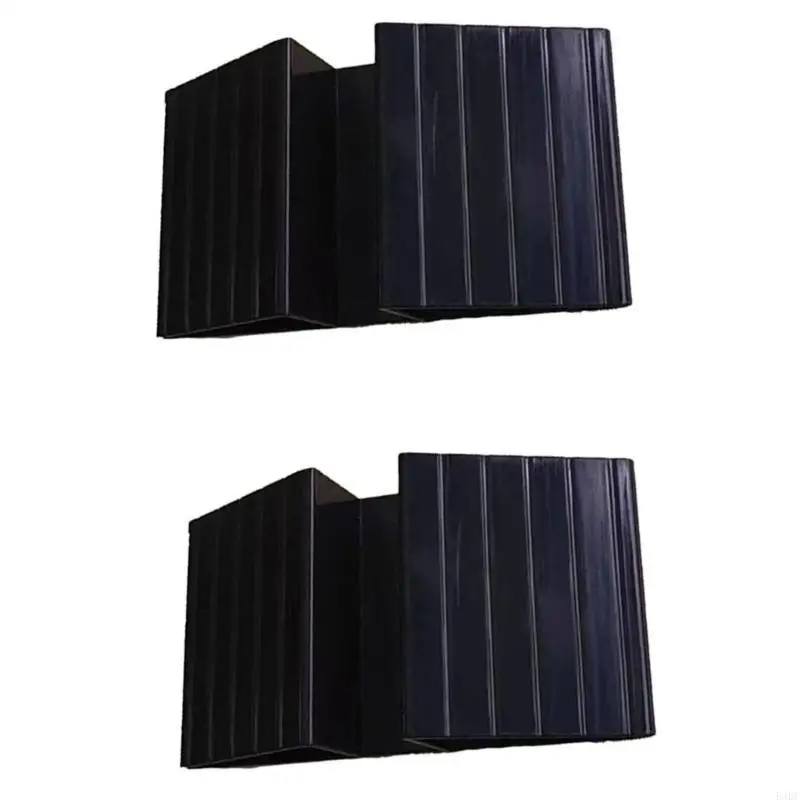 54DF 2Pc Pet Gate Fence Support Feet Dog Gate Stable Stand Freestanding Dog Gate Fence Panel Triangular Isolation Fence Stand