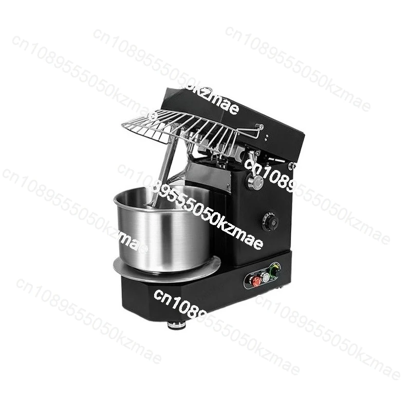 

5L Professional Spiral Dough Mixer with LED Light & Timer, 300W Commercial Bakery Equipment, Stainless Steel Bowl