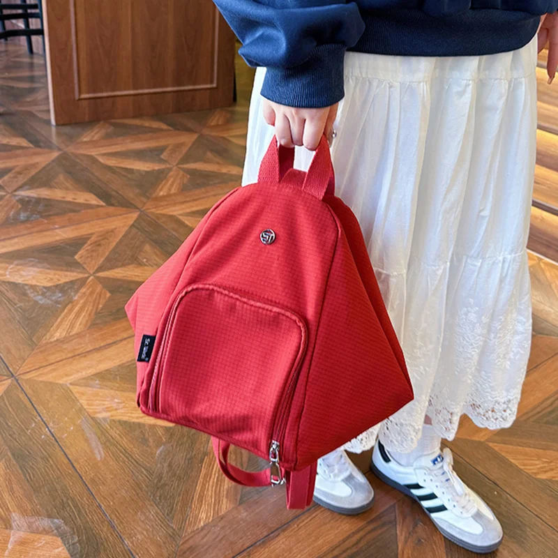 حقيبة ظهر كاجوال متعددة الاستخدامات بلون سادة، حقائب كروس عصرية ذات سعة كبيرة، حقيبة كتف للركاب متعددة الوظائف