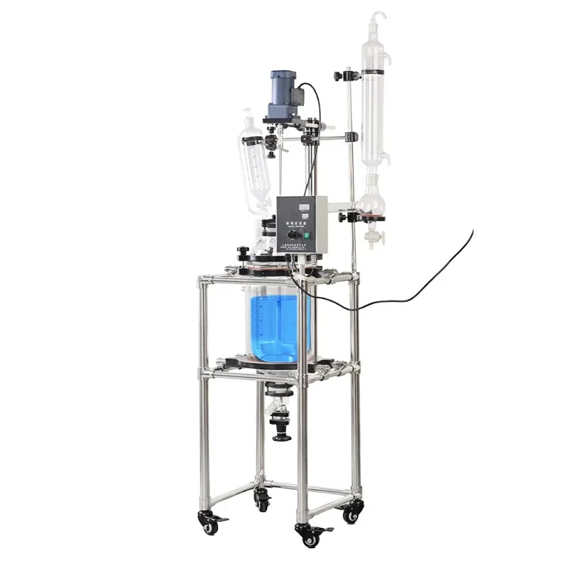 

5L 10L 20L 30L 50L 100L 200L Jacketed Bioreactor Borosilicate 3.3 Glass Reactor