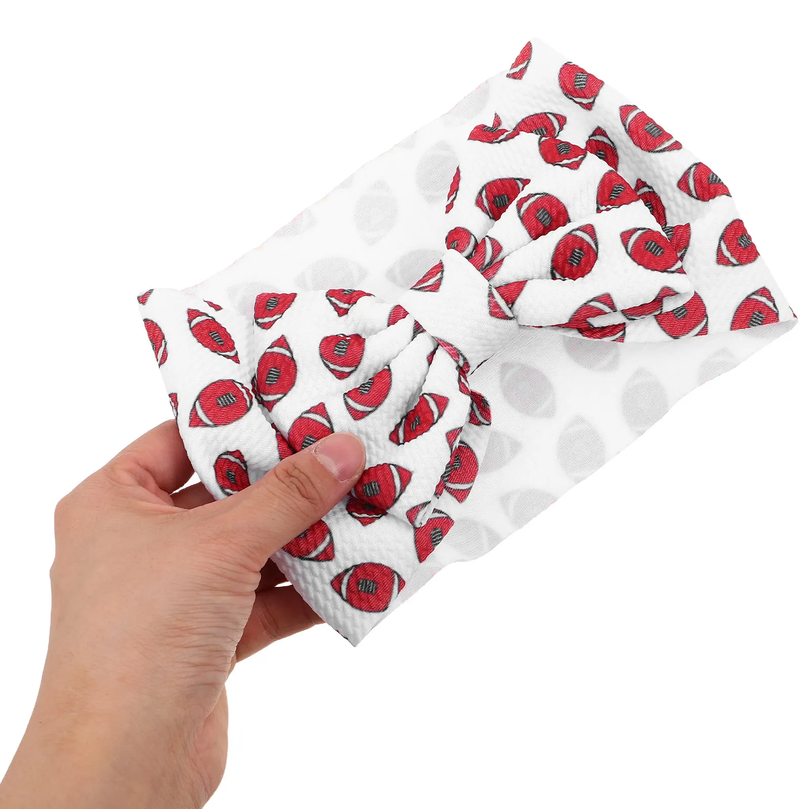 

Baseball Print Headband Wide Comfortable Hairband Bow for Daily Wear Stylish Hair Accessories