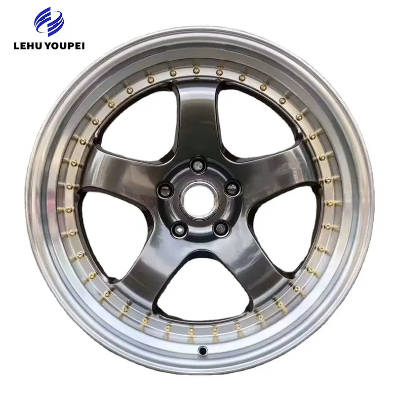 18-22 Inch 5X112 T6061 Aluminum Forged Black Drag Racing Rims