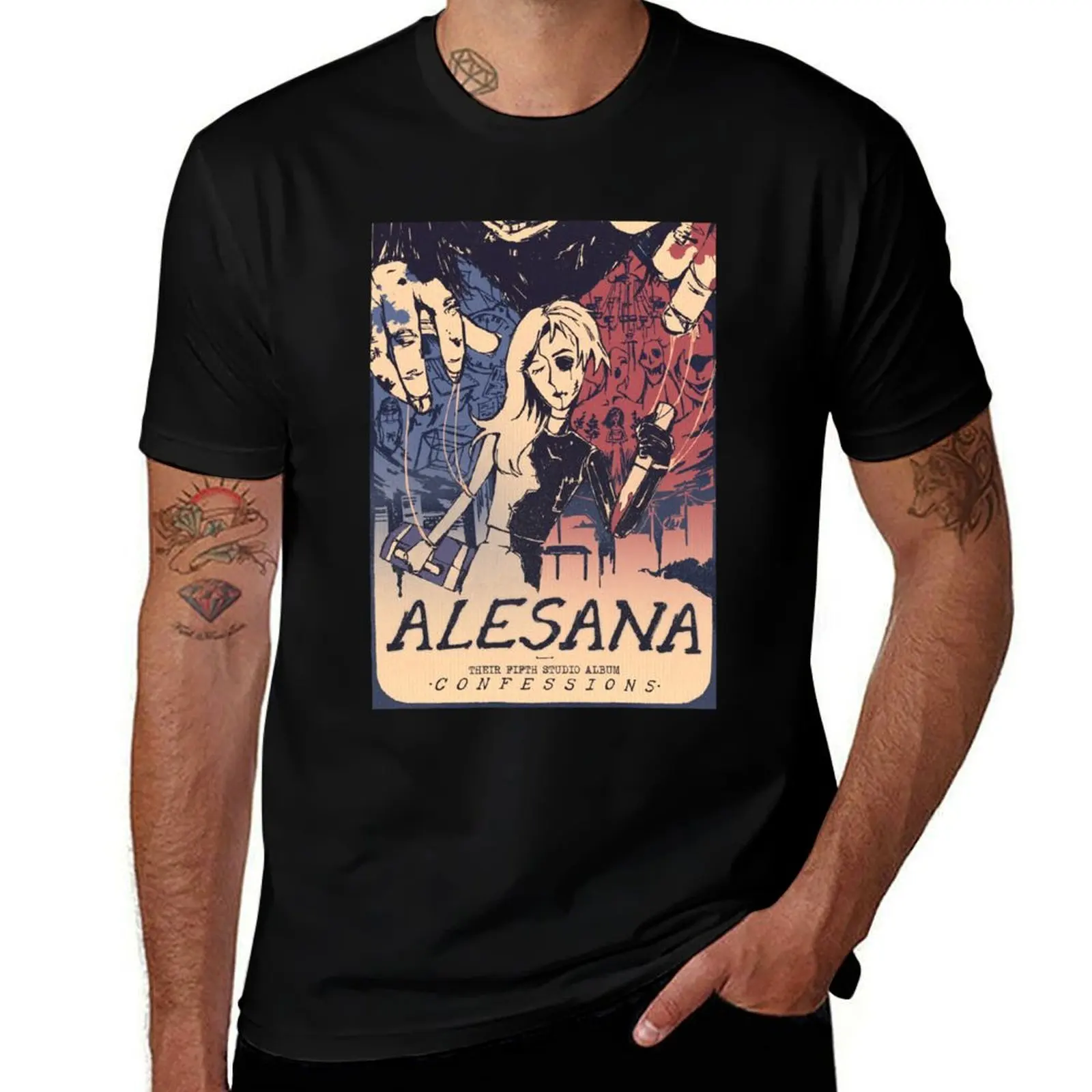 

Confessions (Alesana) T-Shirt hippie clothes cheap stuff summer 2025 luxury designer t shirt for men