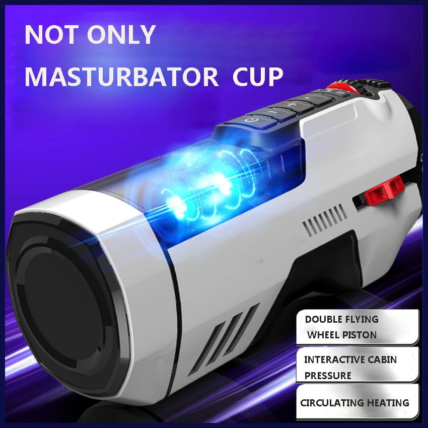 Automatic Electronic 708 Pro Upgraded Heating Vibrating Sex Toy Telescopic Masturbator Cup for Men Stimulating Stroker Sex Toys