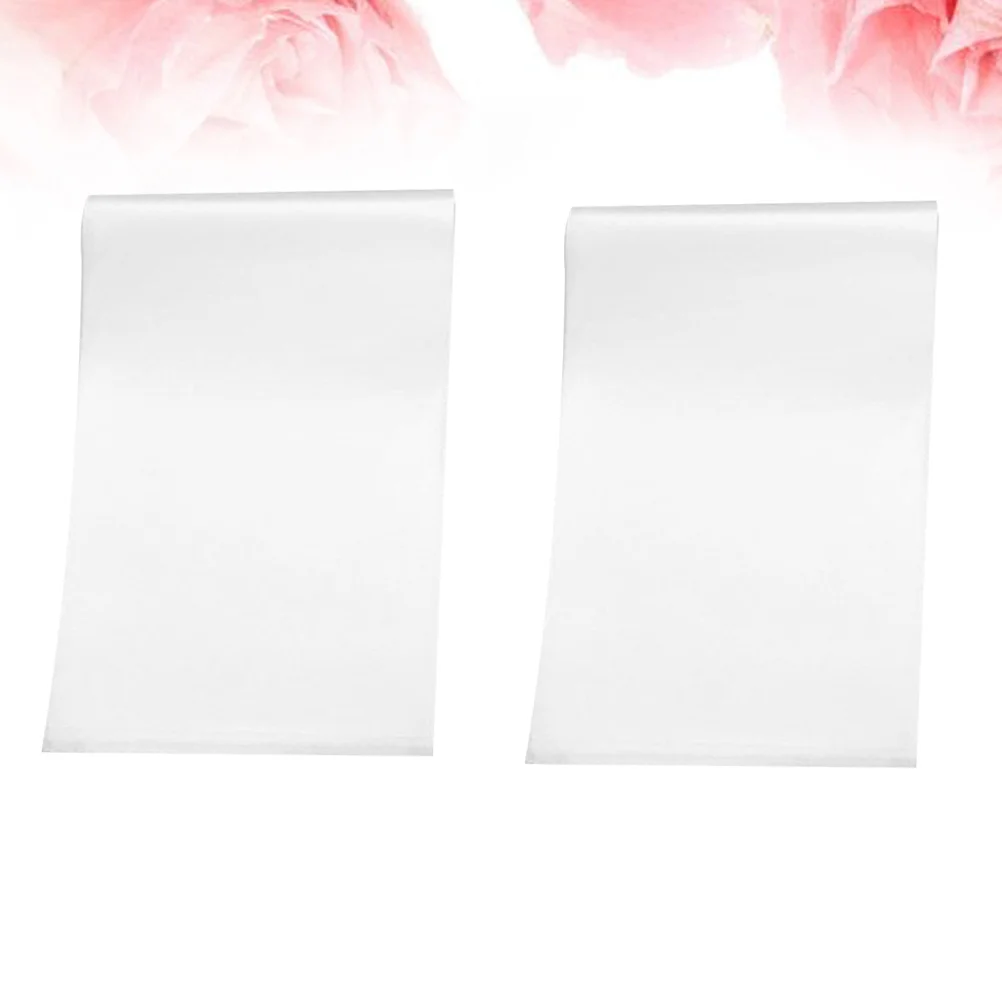 2 conjuntos de capas de livro de plástico transparente, envoltórios de proteção transparentes ecológicos para livros a4, cadernos de exercício, marca de dedo