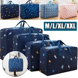 M/L/XL/XXL  Large Capacity Quilt Clothes Storage Bag/Oxford Cloth Quilt Storage Bag Finishing Bag Moving Packing Bag Storage Bag