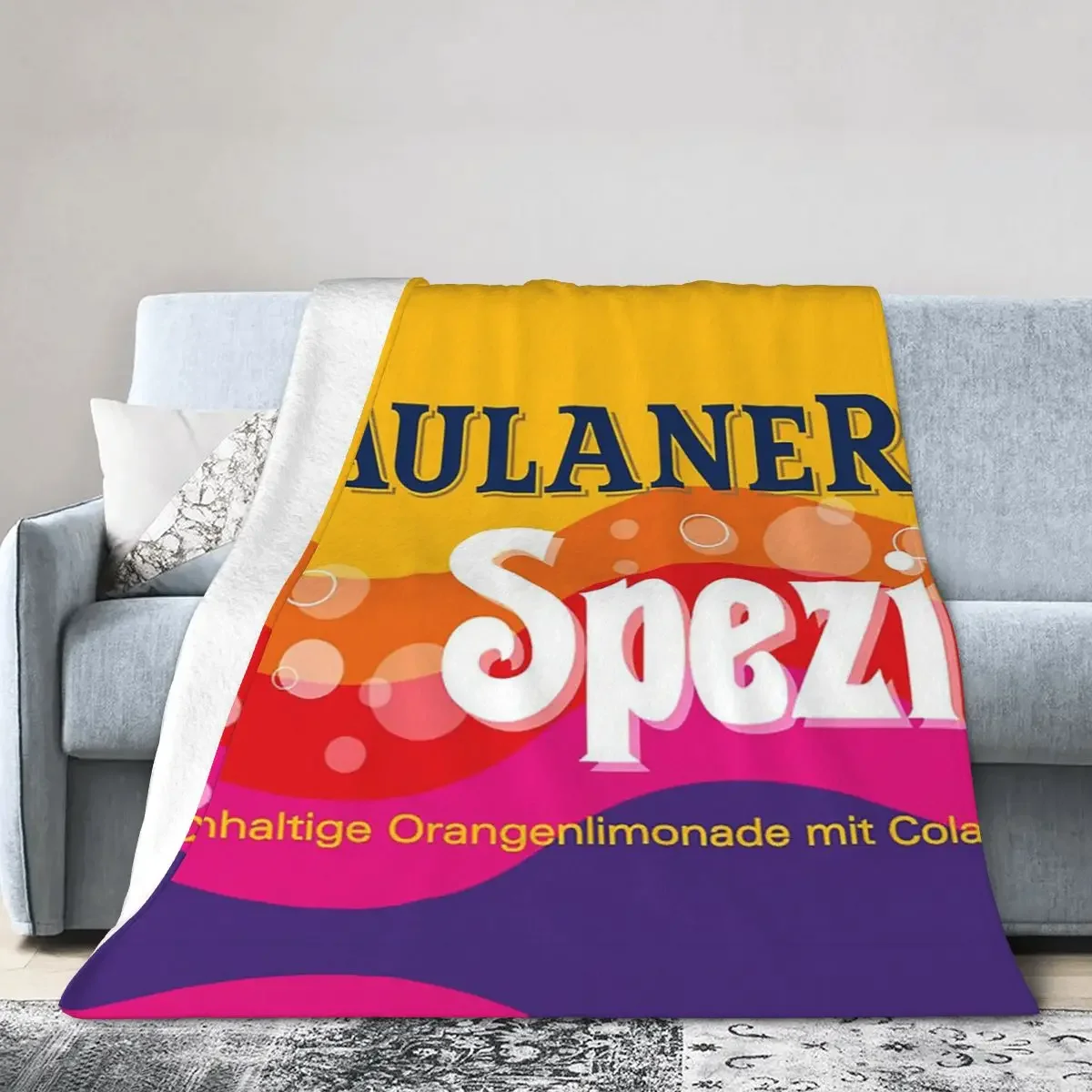 

PaulanerSpezi Munich Blankets Soft Warm Flannel Throw Blanket Plush for Bed Living room Picnic Travel Home Sofa