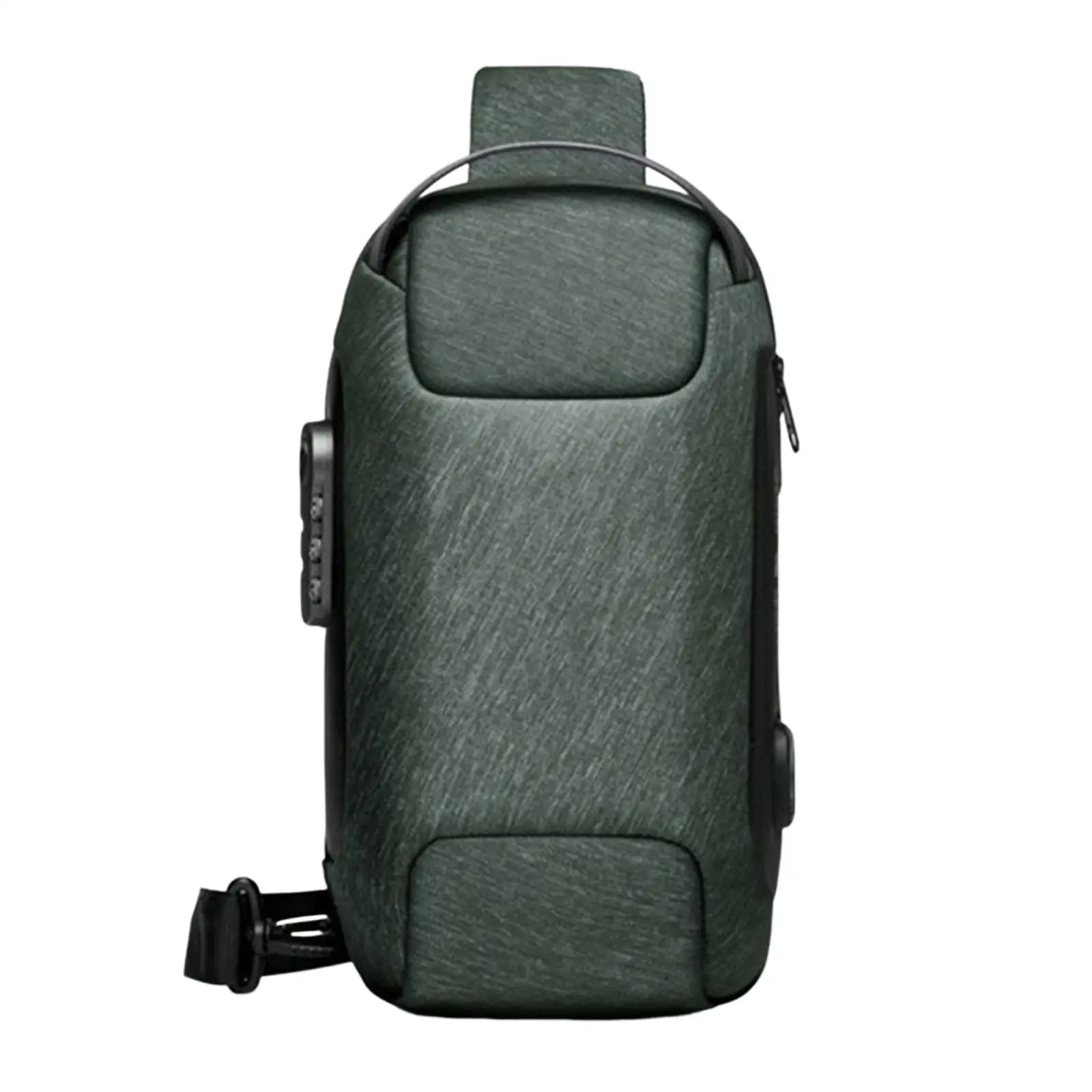 Daypack peito portátil para homens, Shoulder Pack, Code Lock Purse