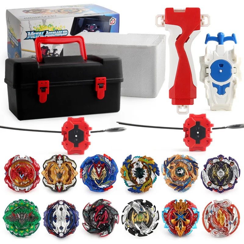 20 Burst Gyroscope Toolbox Sets With Bidirectional Transmitter For Combat Gyroscope Beyblade Spinning Toys Sale Top Spinner Toy