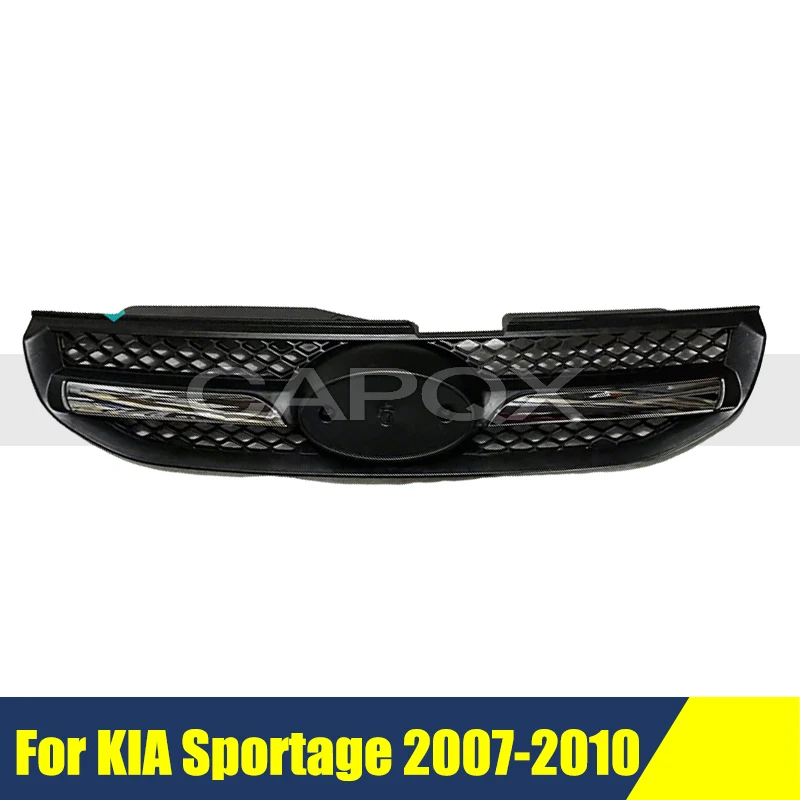 

Front Bumper Grill Mask For KIA Sportage 2007-2010 Radiator Chrome Grille Medium Net Racing Grills Auto Grille