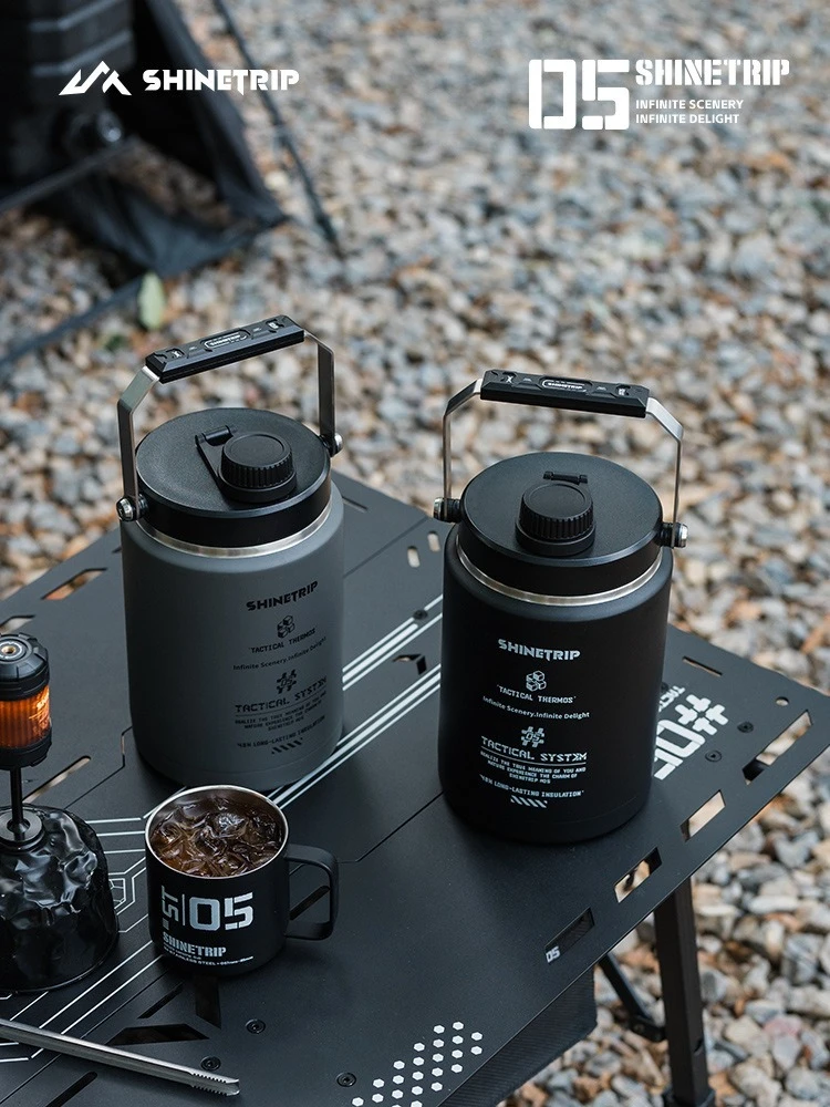 

Ice bucket for outdoor camping, large capacity stainless steel insulated bucket for storing ice cubes and keeping warm