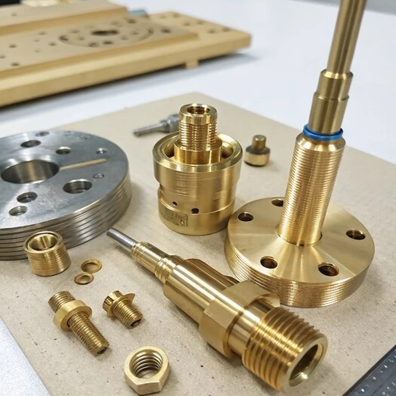 Precision Machining Brass Parts C36000 High-Grade Alloy Custom Manufacturing Bright Polished Premium Quality Components