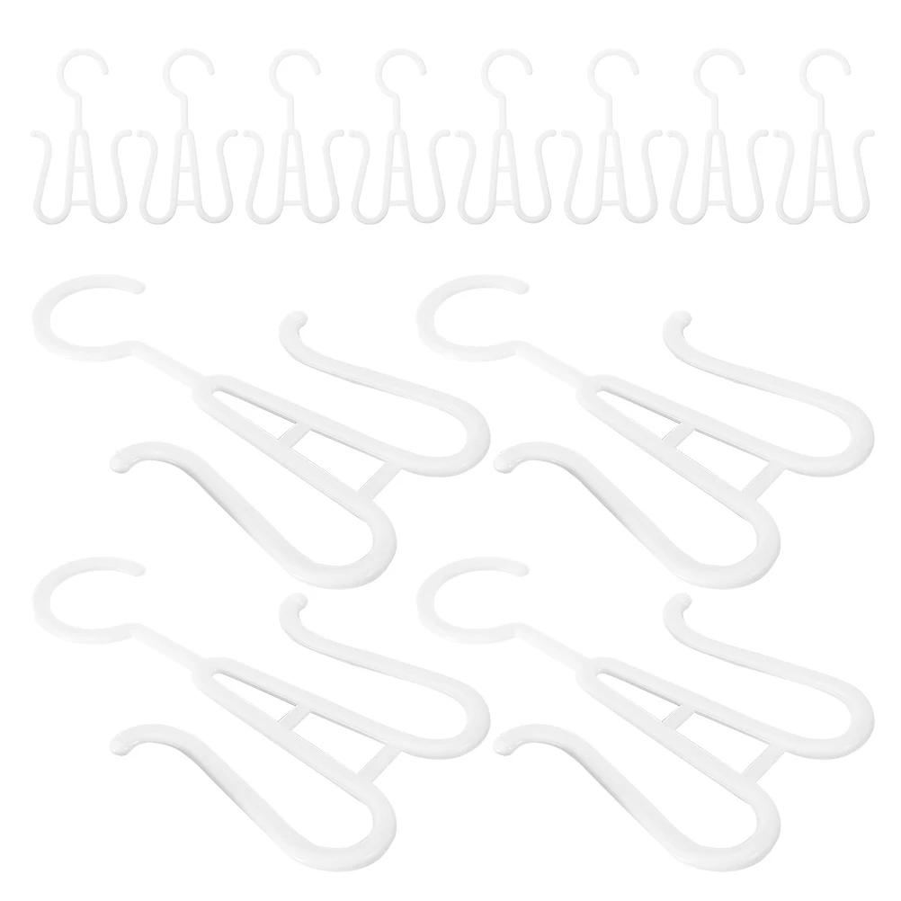 

20pcs Hangers Drying Multi-Functional Hanging Storage Space-Saving Organiser For Slippers Sneakers Heels Portable Lightweight