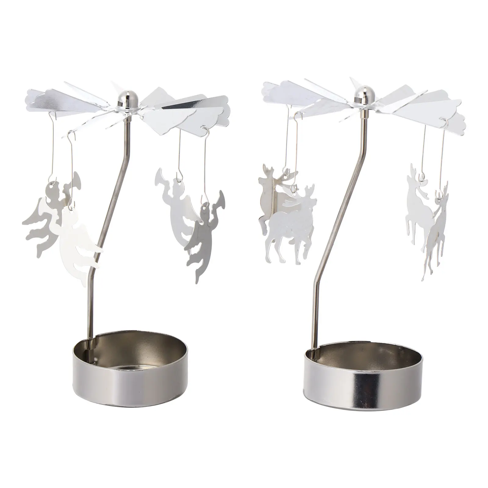 

2 pcs Rotating C Holder Chic Decor Desktop Angel Creative Gifts Christmas Creative C Tabletop