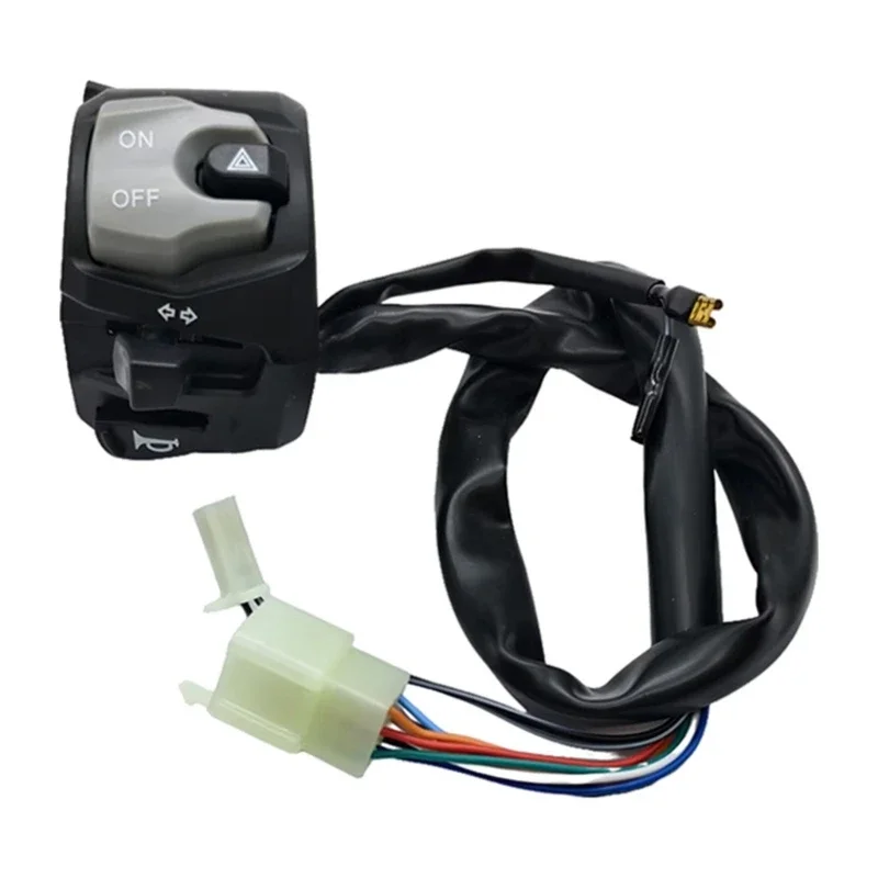 Motorcycle Multifunctional Handlebar Switch Easy to Install Motorcycle Switch Assembly Motorcycle Accessories for Bike X37F