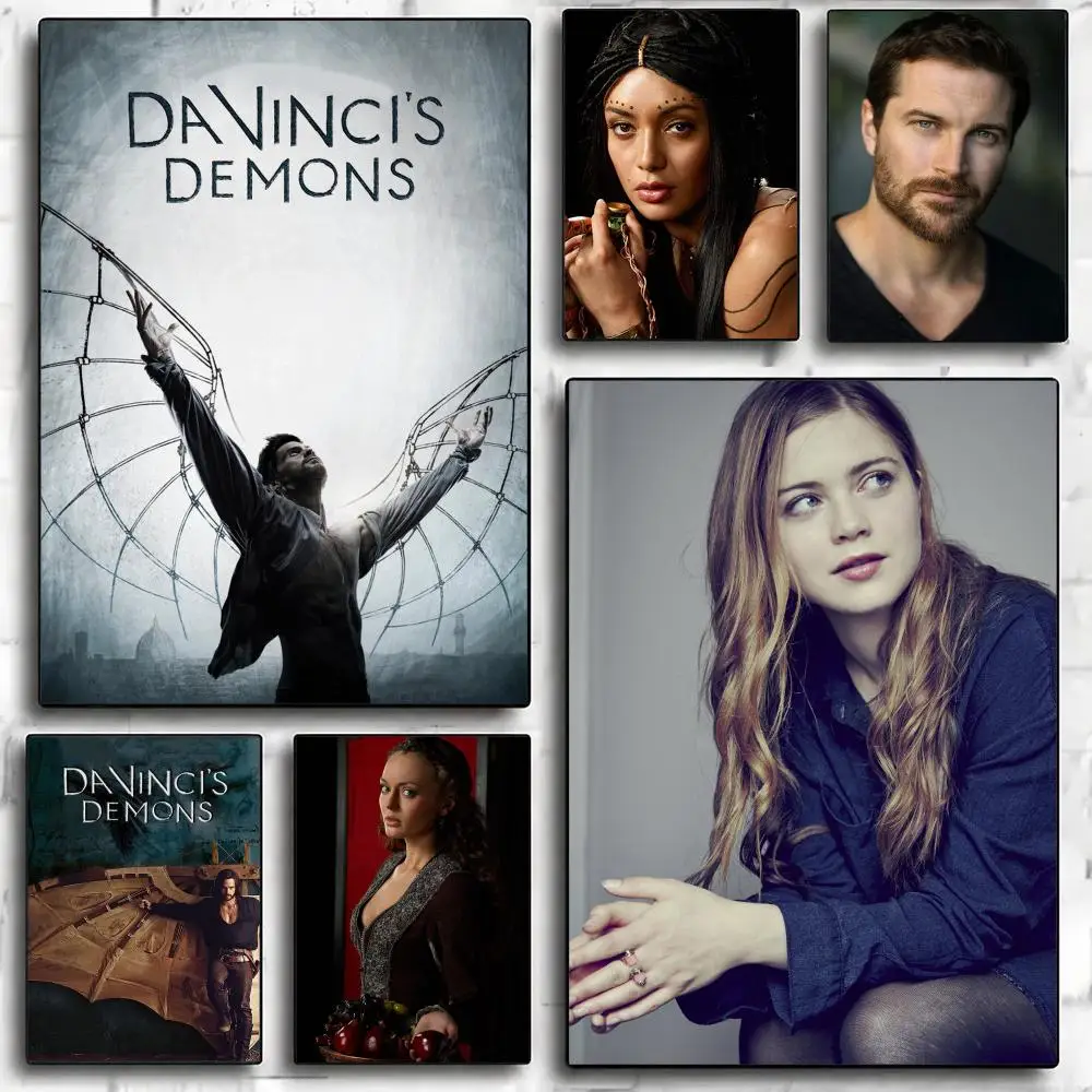 tv series D-Da Vincis Demons-S Poster Minimalist Wall Sticker for Cafe Office Bar Home Decor and Gift