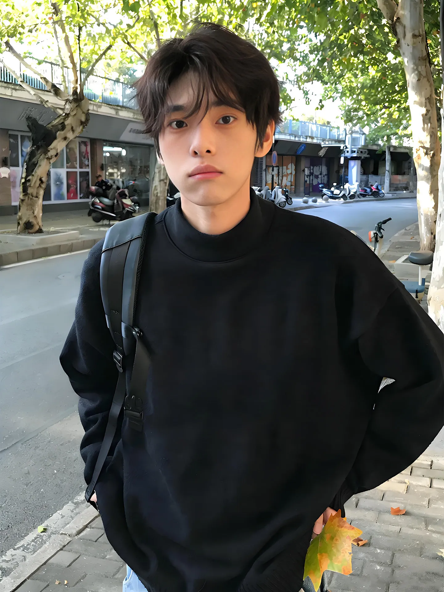 

American Sle Men's Slim Fit Knitted Sweater f High Collar Fce Lined Winter Warm Inner Wear Top Soft Cleanfit Sle