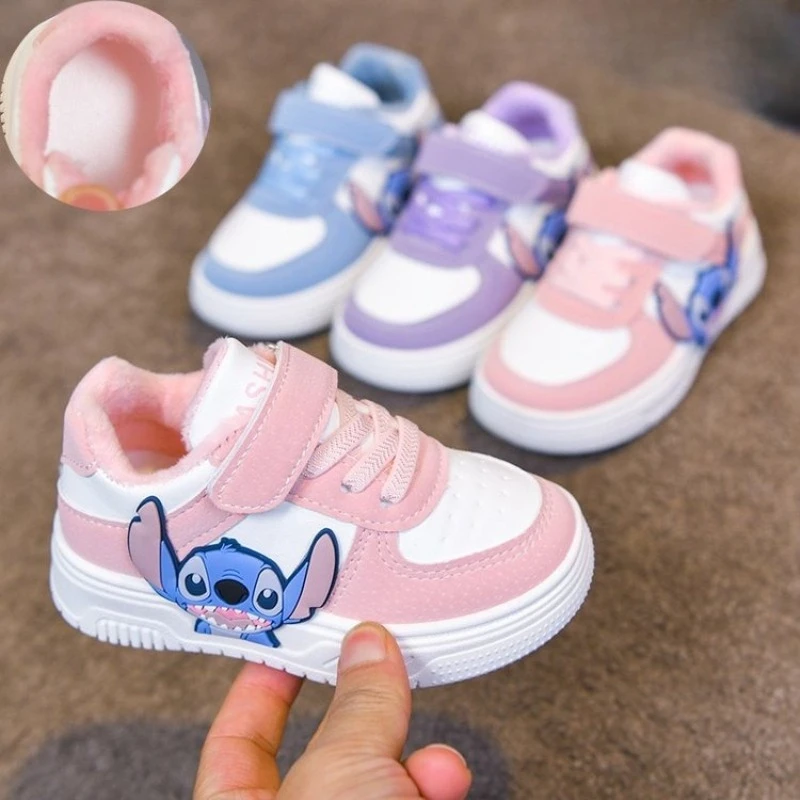 

Disney Stitch Cute Cartoon Pattern Casual Fashion Spring Fashion Comfortable Non-Slip Wear-Resistant High-Top Casual Sneakers