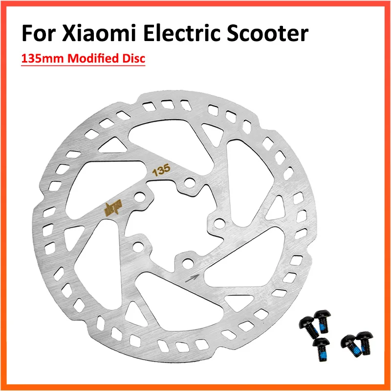 135mm Xtech Brake Disk for Xiaomi M365 1s Pro 2 Mi3 Electric Scooter Enlarged Modified Brake Stainless Steel Disc Parts