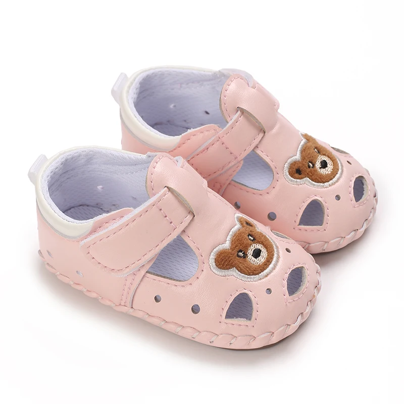 Girls Casual Cute Solid Color Sandals Breathable And Non Slip Walking Shoes For Spring And Summer