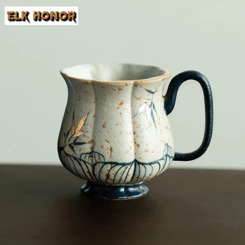 

50ML Hand Drawn Bamboo Flint Red Teacup Luxury Tea Bowl Tea Cup Tea-tasting Meditation Cup Jianzhan Master Cups Tea Services