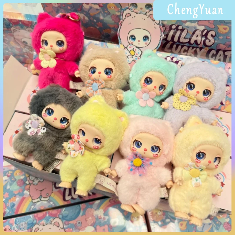 

В наличии V1 Liila's Lucky Cat Series слепая коробка милая кукла модная игра глупой орнамент стол загадочная коробка детский рождественский подарок