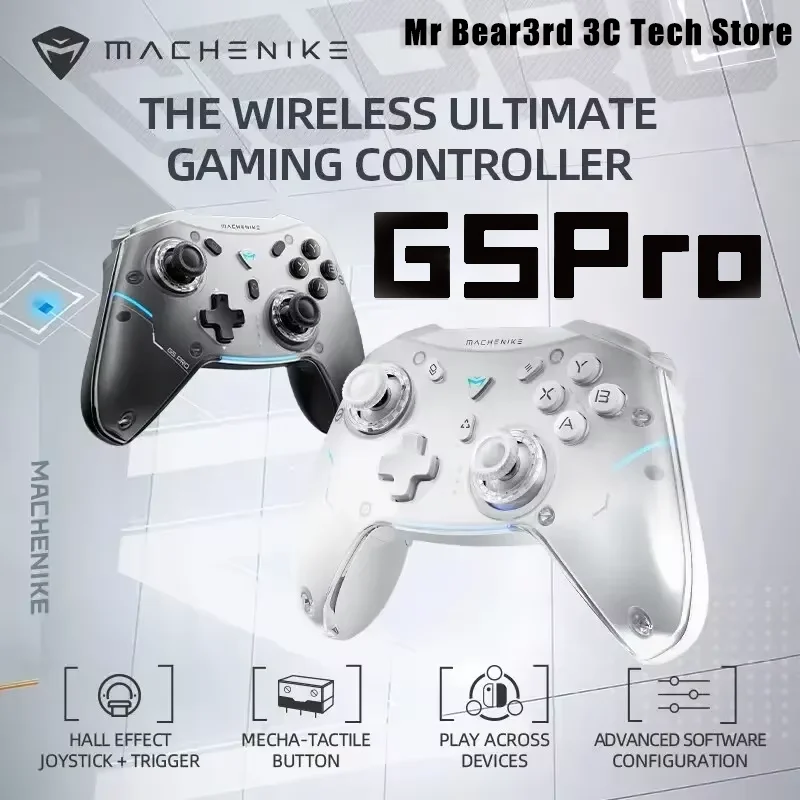 

Machenike G5 Pro Bluetooth Wireless Dual-Mode Game Controller Wired Gamepad Pc Computer Tv Switch Steam Xbox