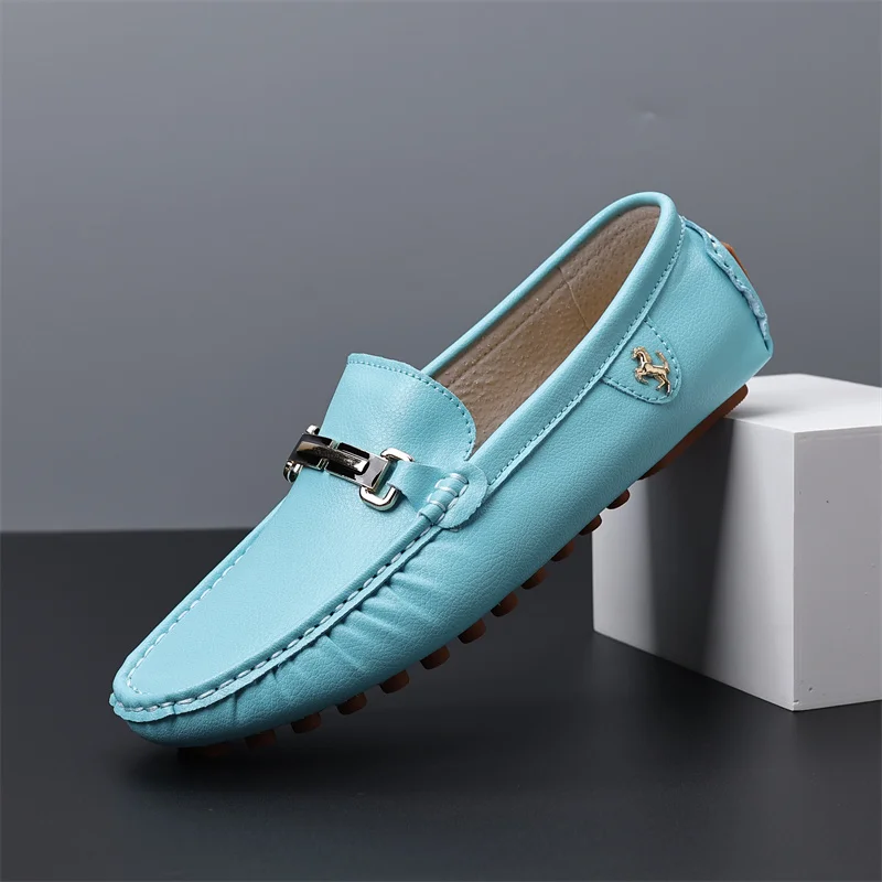 

Men Shoes Loafers Handmade PU Leather Loafer Casual Driving Flats Slip on Shoes Luxury Comfy Moccasins Loafers Shoes Men