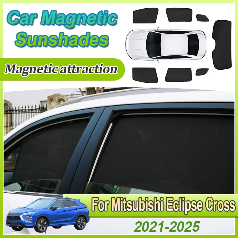 

Auto Parts For Mitsubishi Eclipse Cross 2021-2025 Car Magnetic Sunshade Anti-UV Privacy Protection Coverage Blocking Curtain