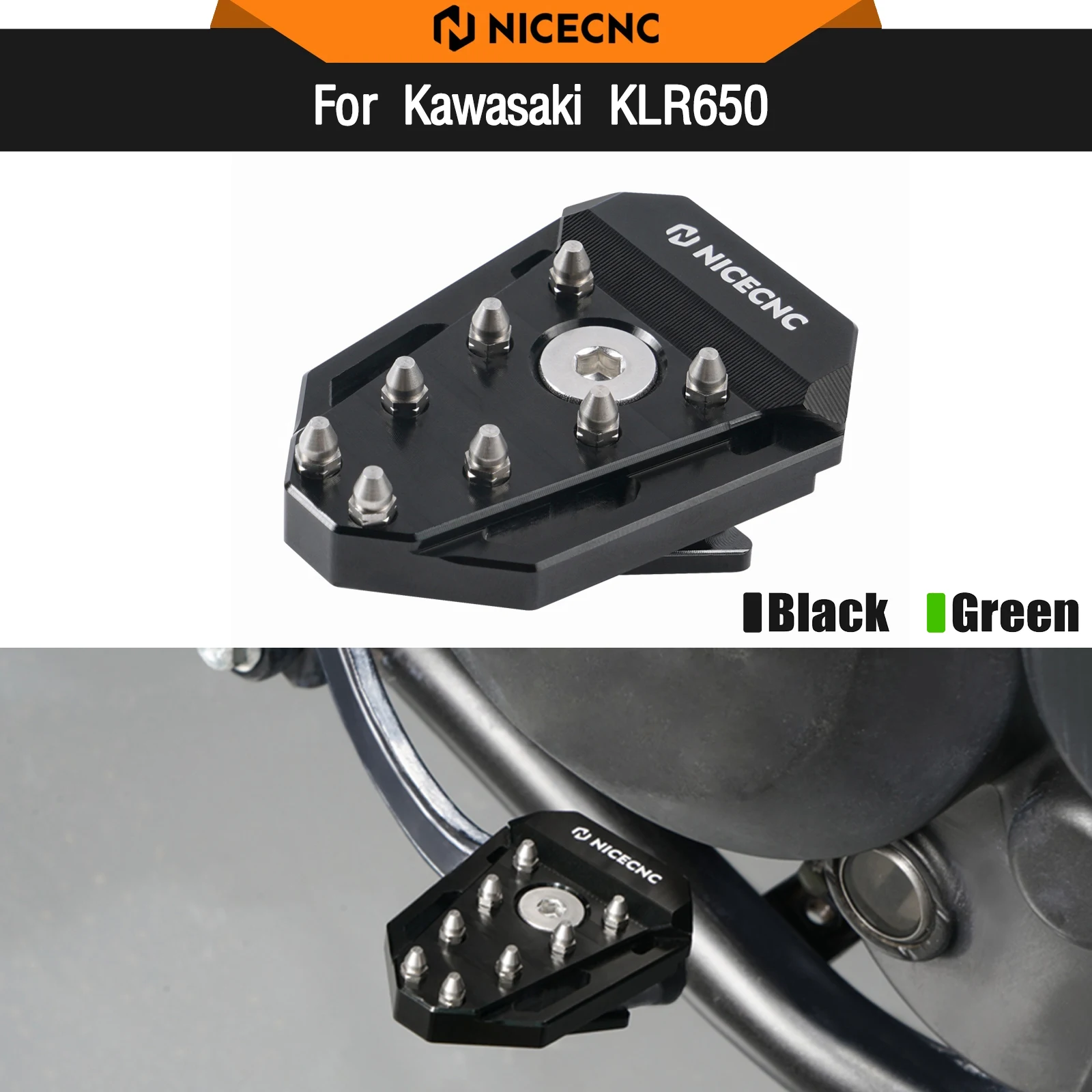 

For Kawasaki KLR650 KLR 650 2008-2018 Brake Pedal Step Tip Extension Pad Klr650 Klr 650 klr650 klr 650 2014 2015 2016 2017 2018