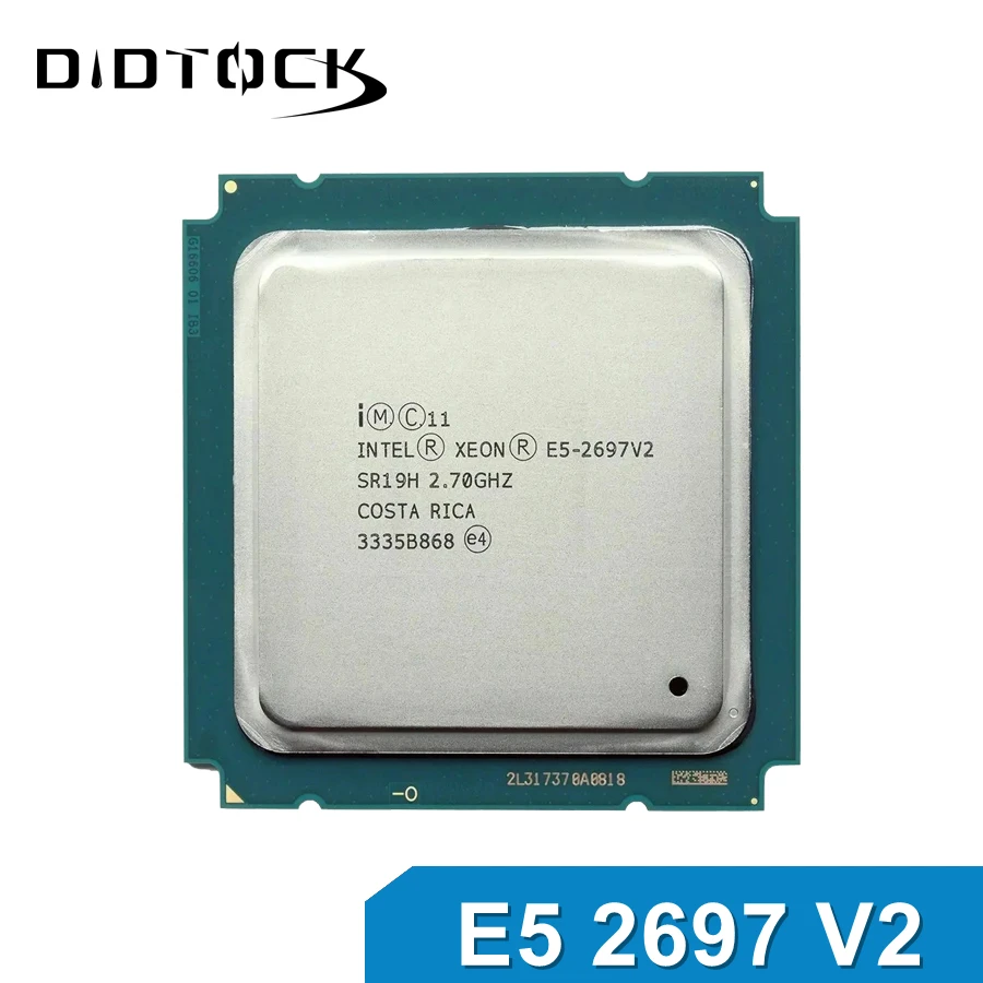 

Intel Xeon E5 2697 V2 Processor 2.7GHz 30M Cache LGA 2011 SR19H server CPU