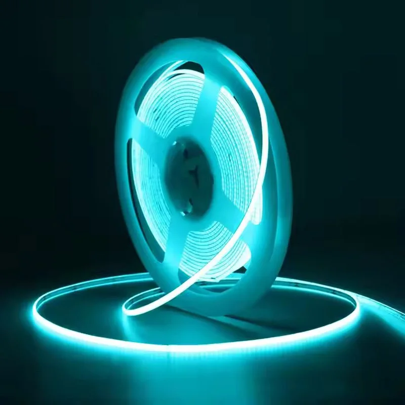 5m12V 24V 3mm 5mm 8mm COB Flexible Led Strip Ice Blue Sea Blue Cold Blue Marine Aquarium Game Room Cinema KTV Play Park Light