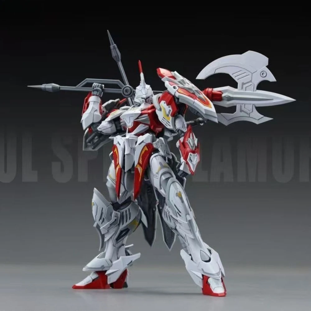 

Round Table Knights Lancelot Spirit Lance 1/144 Model Kit Action Figure Articulated Replaceable Parts Assembly Collectible Toy