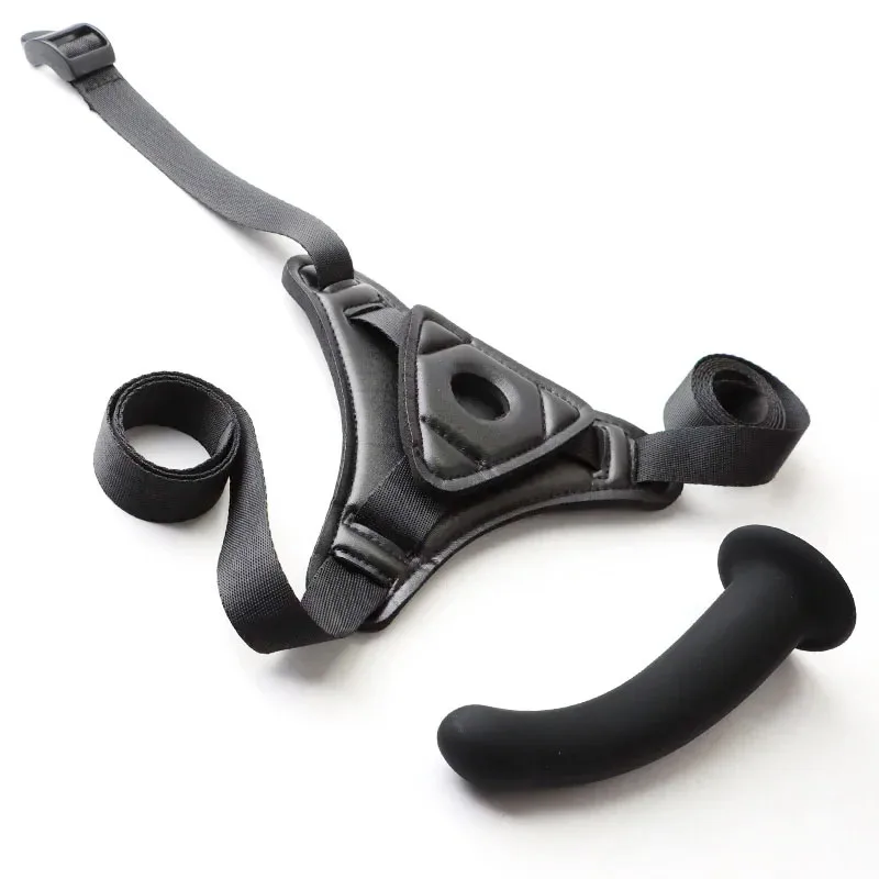 SCAdjustable Silicone Strap On Dildo Harness Set S M L Sizes Realistic Penis Panties For Women Lesbian Couples G-Spot Anal Vagin