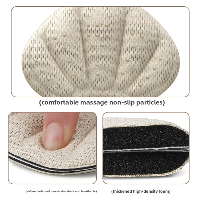 جديد الإسفنج كعب وسادة الجزء الخلفي من إدراج كعب حماة منصات الأحذية للأحذية كبيرة جدا لينة شبكة كعب القبضات الأحذية النعال 2 في 1