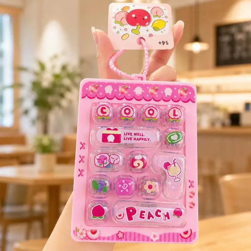 14 lustige Anti-Stress-Tastenkappen, Schlüsselanhänger, niedliche Mini-Tastatur-Tastenkappen, Zubehör, einzigartiges Fidget-Spielzeug für Büroangestellte, zur Stressbewältigung. – Detail 5