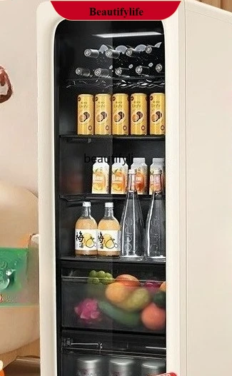 

E132 200 liters vitality ice bar, small household beverage cabinet, living room refrigerated and fresh-keeping refrigerator