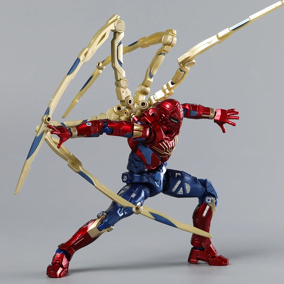 Sentinel Fighting Armor Iron Spider-Man PVC Action Figure Model Toys Doll for Collectible