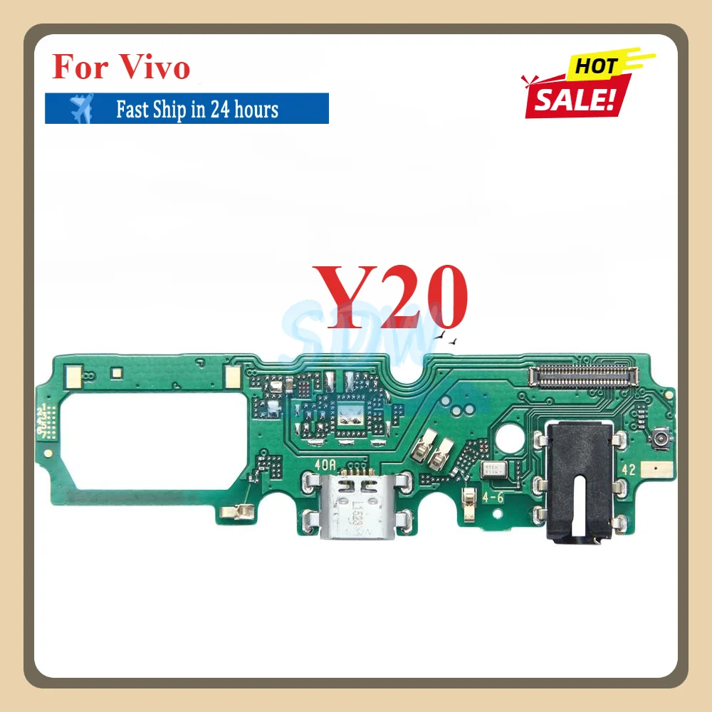 USB Charging Port Dock Plug Connector Charger Board With Mic Flex Cable For Vivo Y20 Y20i Y20s G Y21 Y21A Y21e Y21G Y21s Y21T