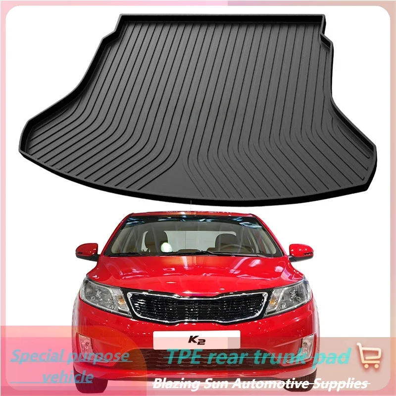 

Car Auto Rear Boot Cargo Liner Tray Trunk Mat Carpet for Kia K2 Rio 2011-2024 Cushion Pad Carpet Pad Anti-dirty Anti-water