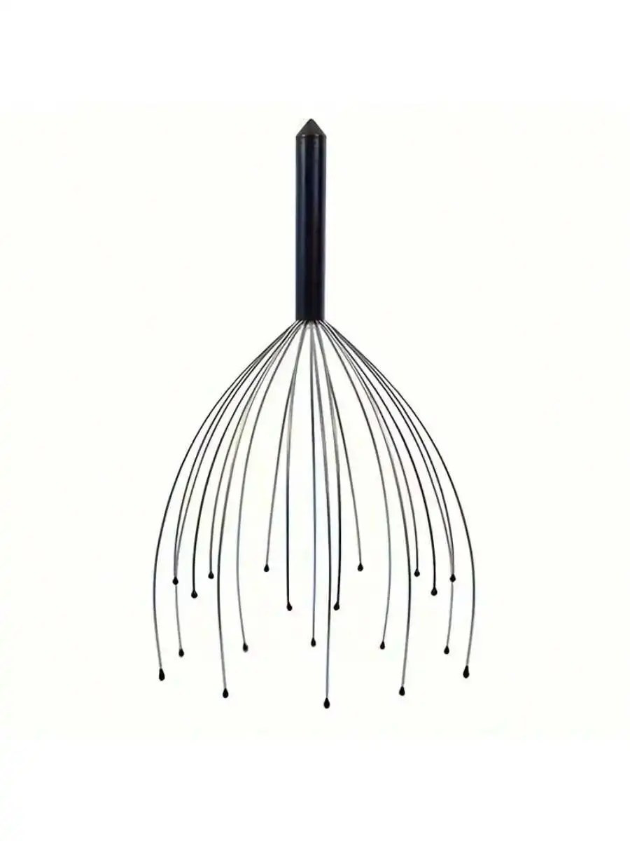 1pc Ergonomic Head Scratcher With Soft Cushioned Tips, Deep Relaxation, Pressure And Comfort Scalp Treatment