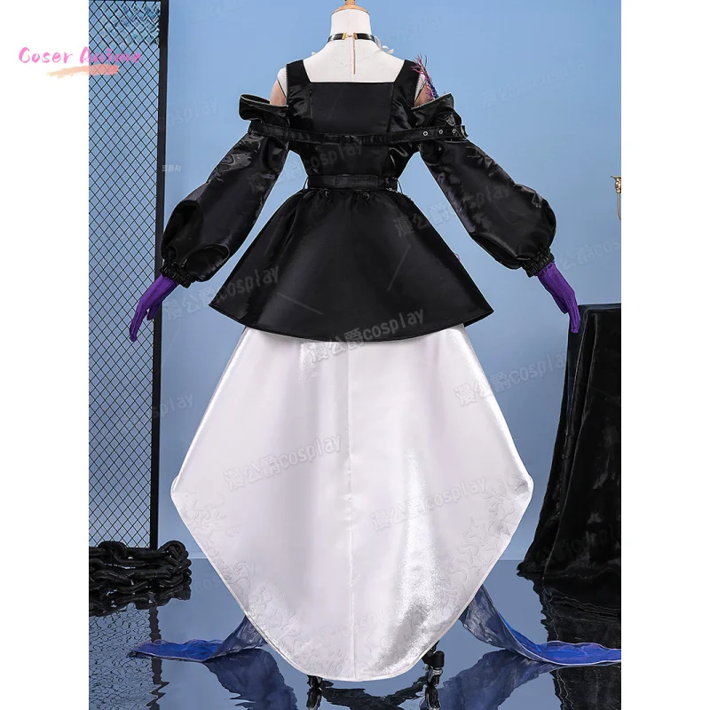 게임 Arknights Highmore 코스프레 의상 유니폼 할로윈 카니발 파티 크리스마스 역할 놀이 의류 의류