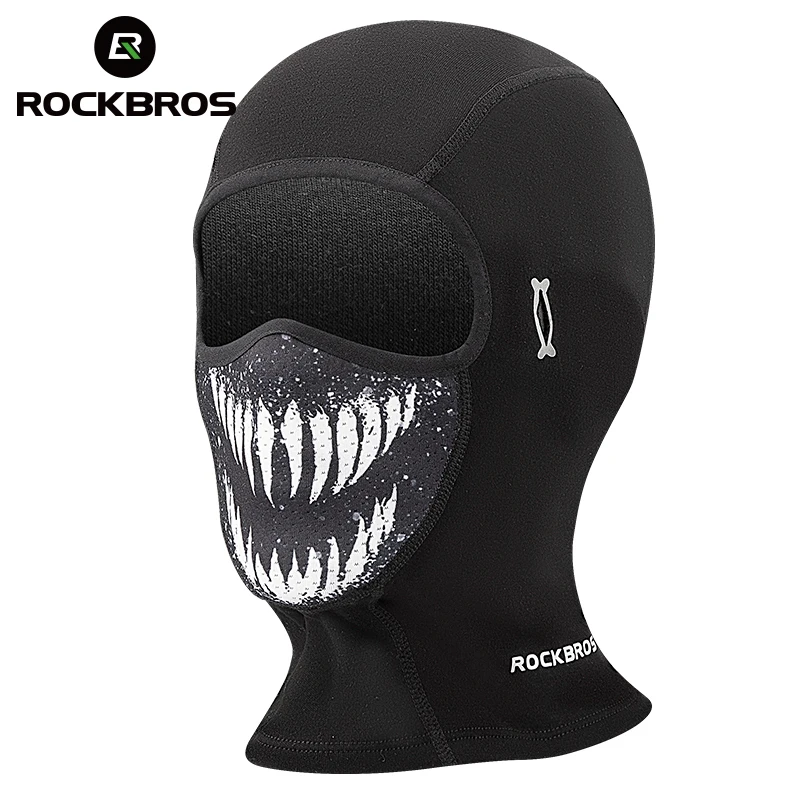 ROCKBROS Frühling Sommer Motorrad-Kopfbedeckung mit Augenlöchern Atmungsaktive Elastische Eisseide Kopfbedeckung Motorrad-Gesichtsmaske