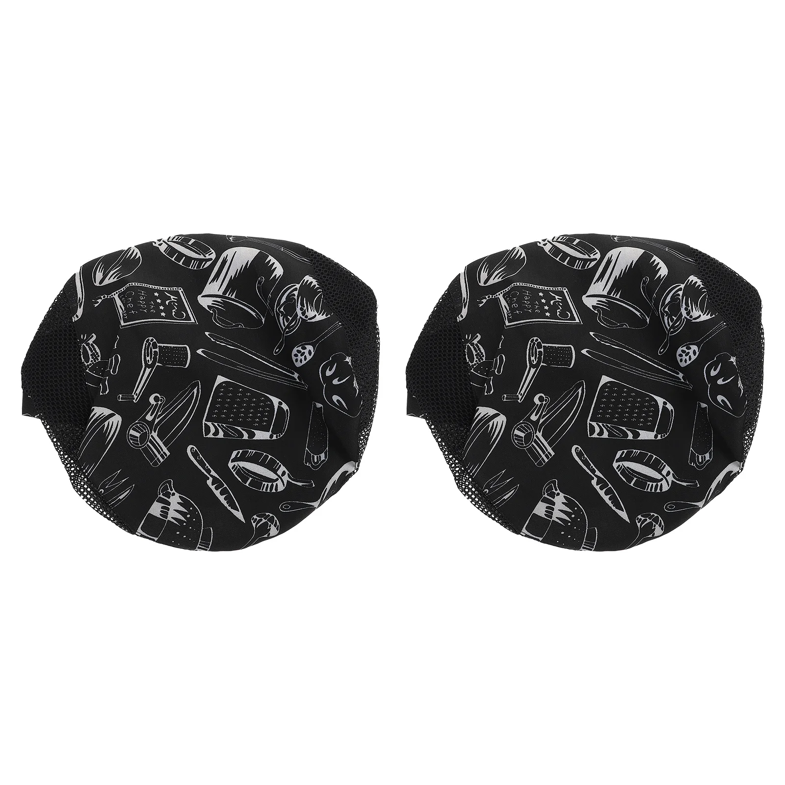 Béret de Chef en coton unisexe, 2 pièces, chapeau de travail de cuisine, uniforme de Restaurant Durable pour cuisiniers, serveurs, vêtements de cuisine