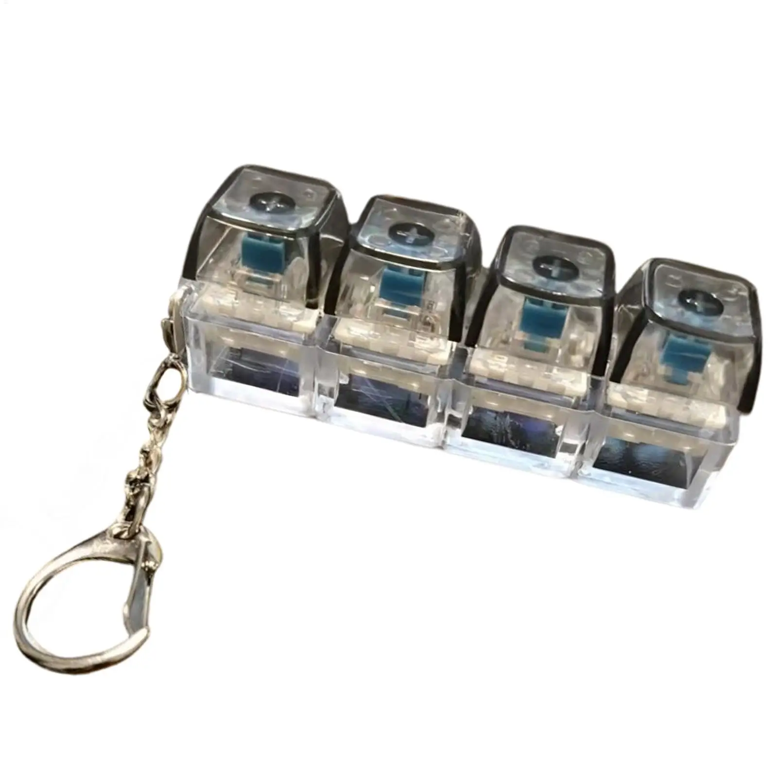 

Светодиодный брелок-клавиатура, игрушки для детей и взрослых, кристаллический кликер, сенсорная игрушка для снятия стресса, брелок-клавиатура, гаджет-непоседа